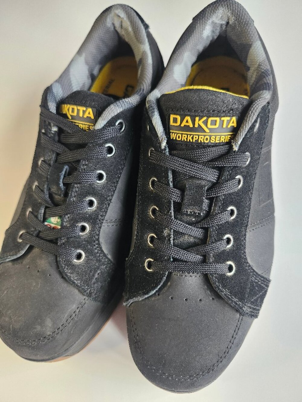 Black Dakota CSA WorkPro Series Men's Steel Toe Plate FreshTech Skate Shoes
